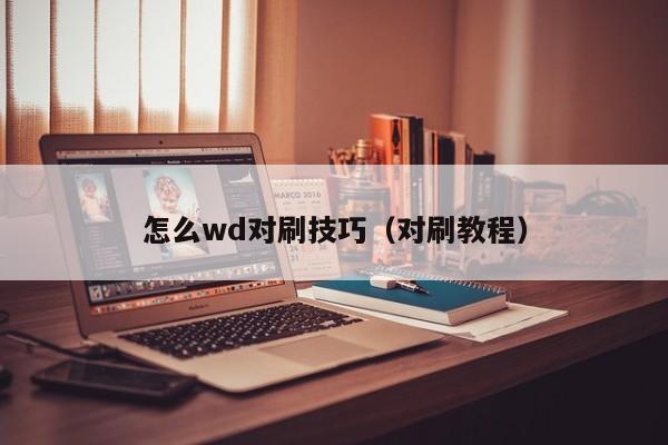 怎么wd对刷技巧(对刷教程)